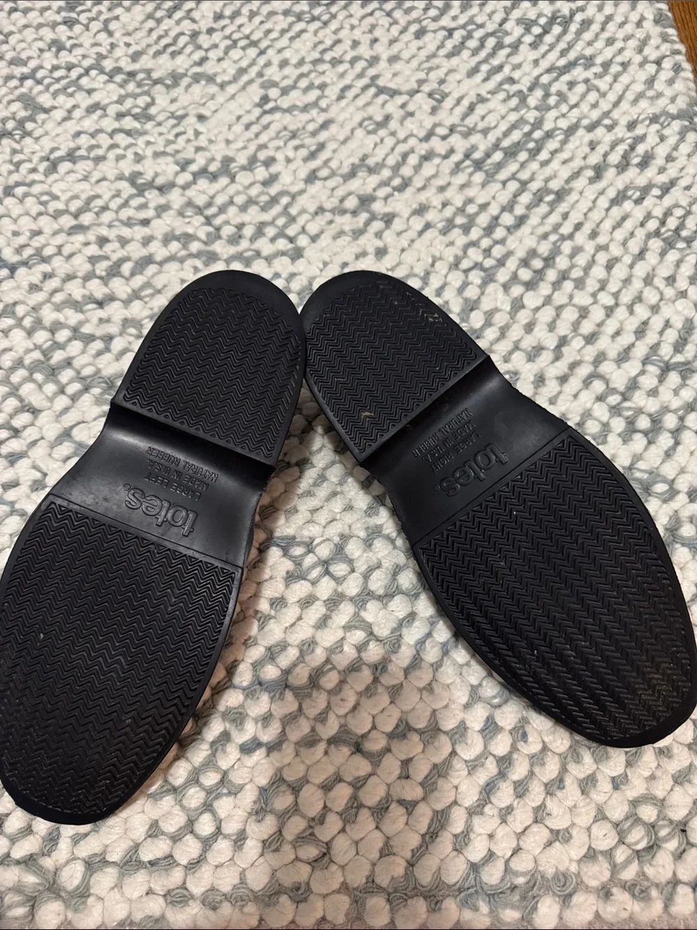 Men's Black rubbers galoshes